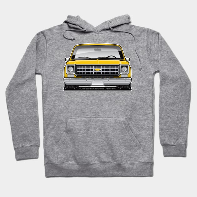 1977-1978 Squarebody Chevrolet C10 Blazer Suburban Hoodie by RBDesigns